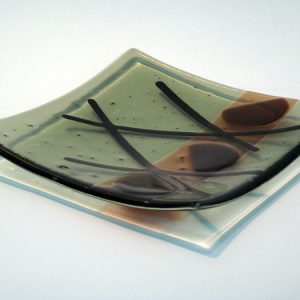 Glass art bowl