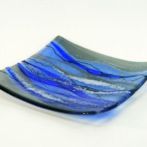 Glass art bowl